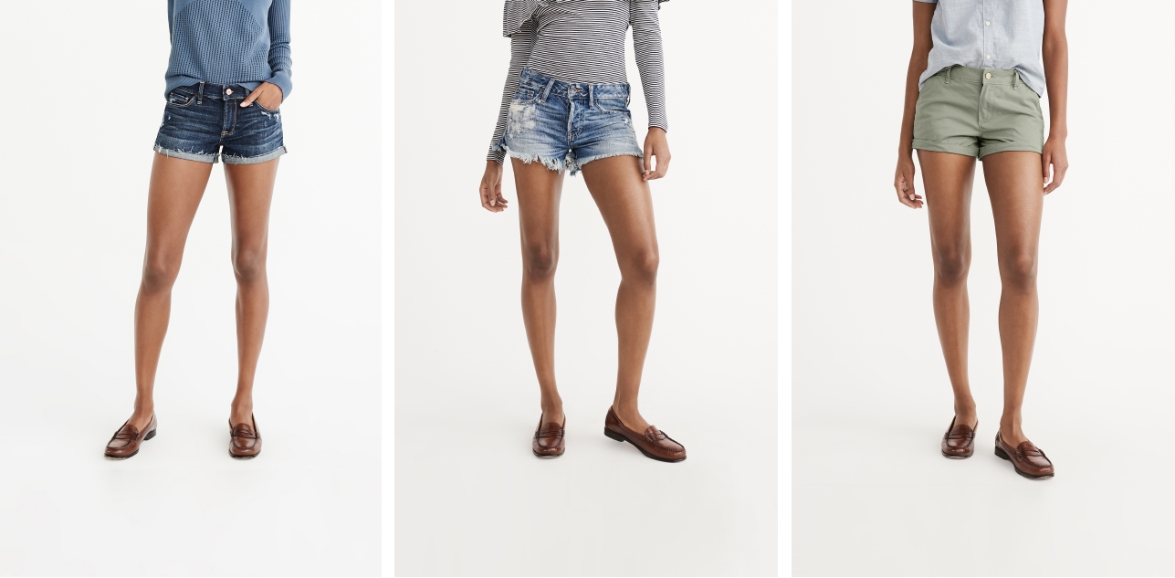 Womens Shorts Abercrombie & Fitch