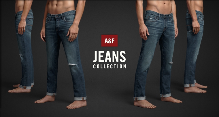 Shop Mens jeans from Abercrombie & Fitch.