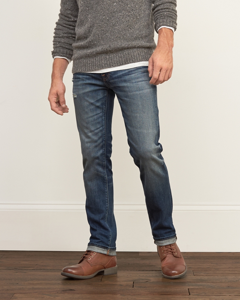 Mens Slim Straight Everyday Stretch Jeans