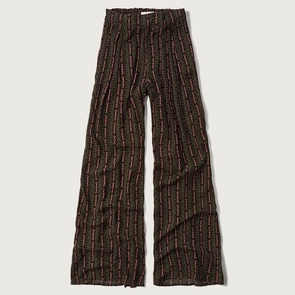 abercrombie wide leg pants