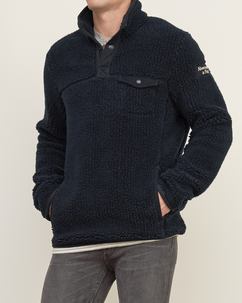 Mens Sherpa Utility Pullover