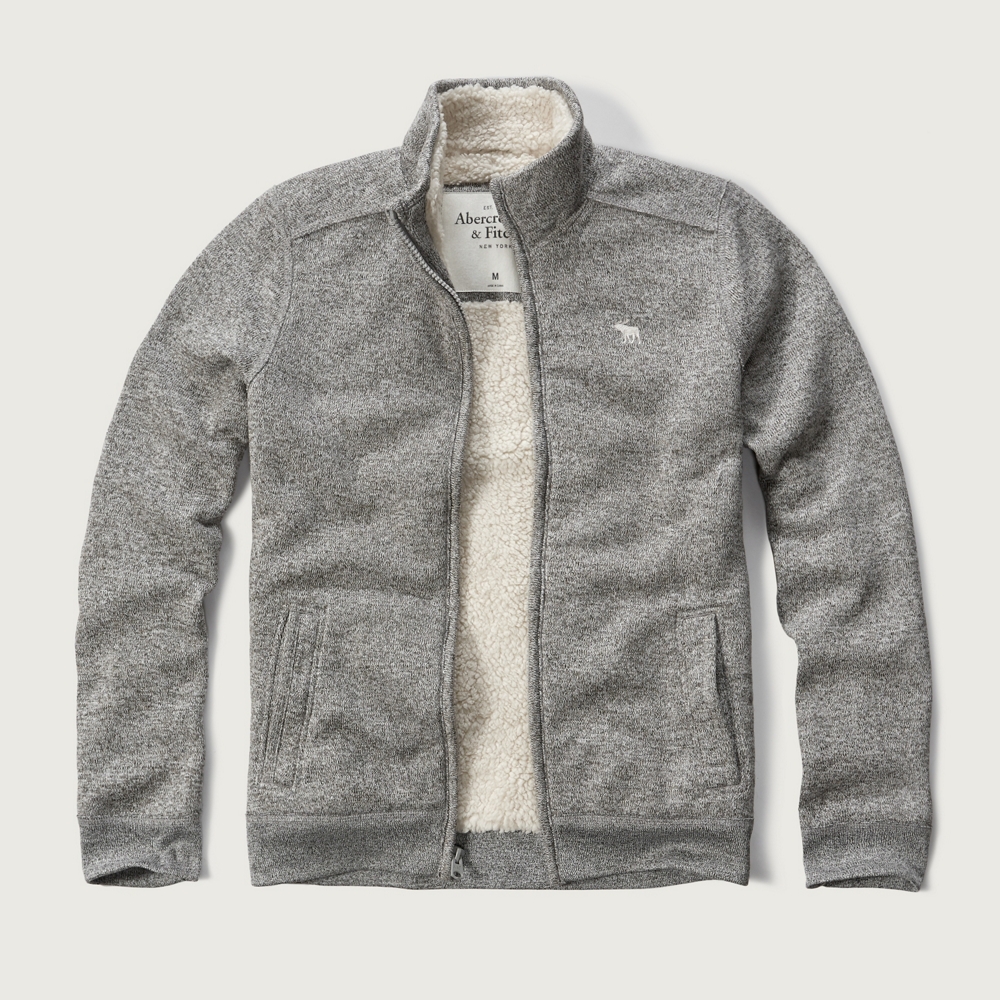 Mens Sherpalined Fleece Jacket Mens Clearance