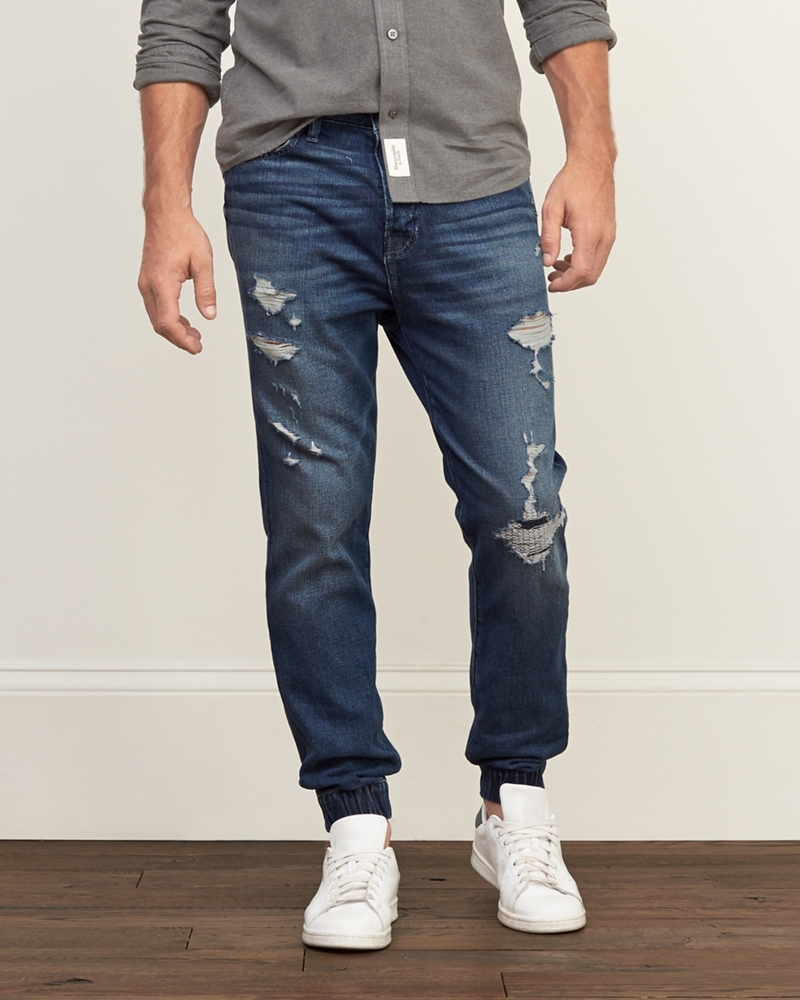 Mens Denim Joggers