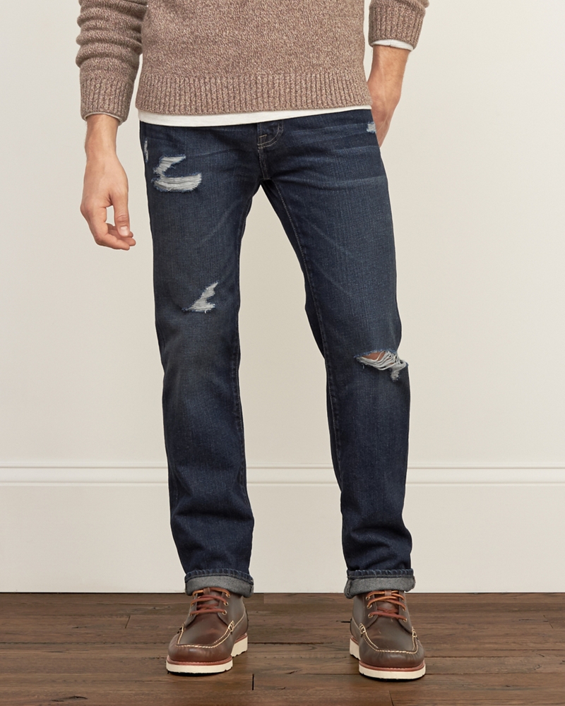 Mens Classic Straight Jeans