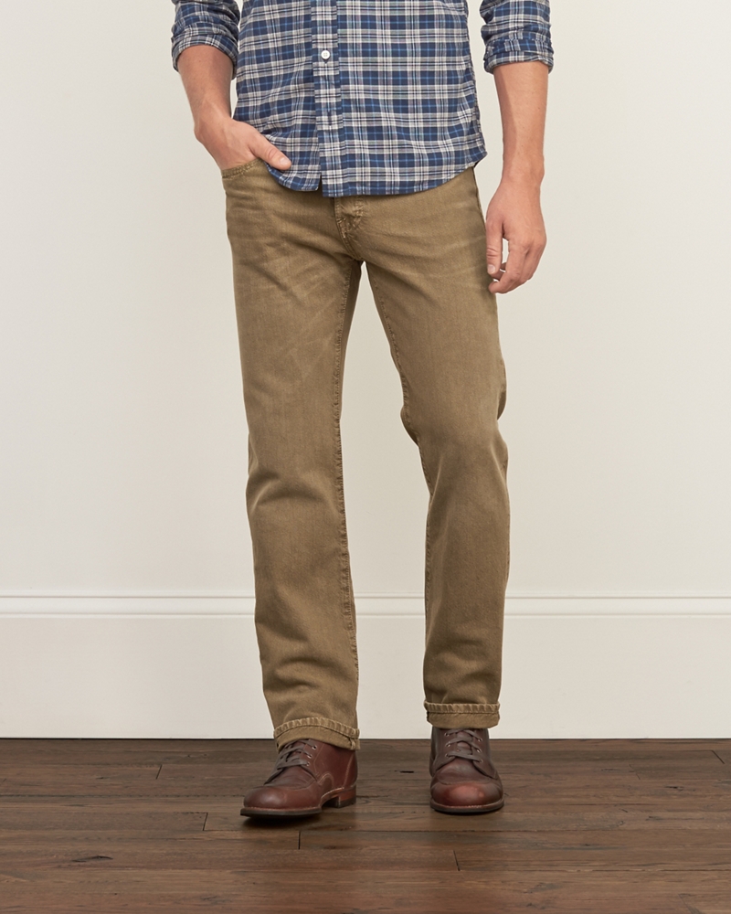 Mens Classic Straight Jeans