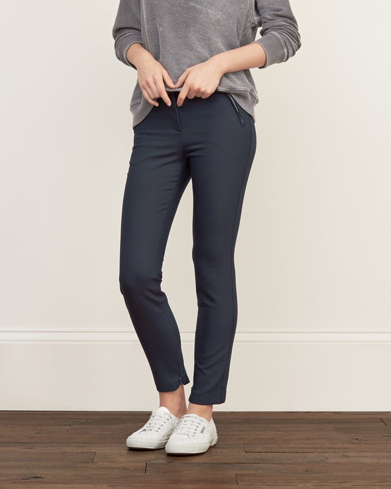women's athletic pants with zipper pockets