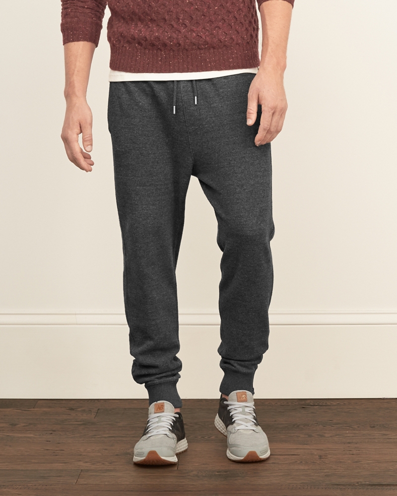 Mens A&F Fleece Joggers