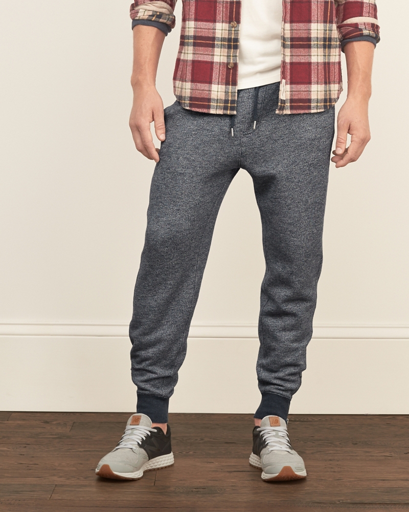 Mens A&F Fleece Joggers