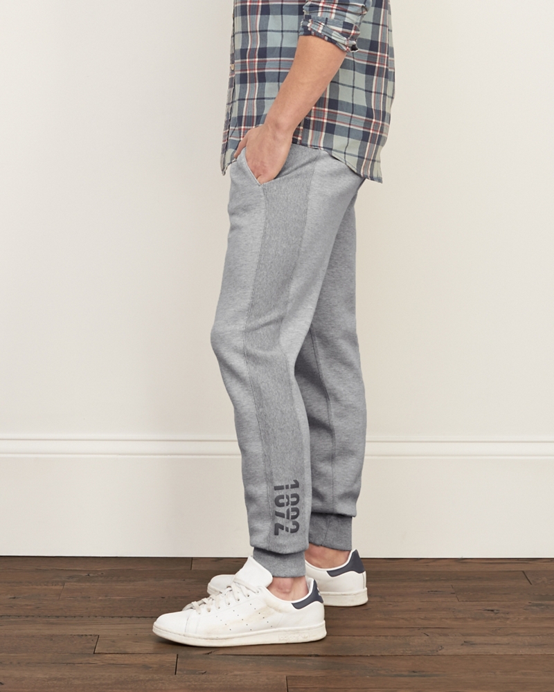 Mens A&F Fleece Joggers