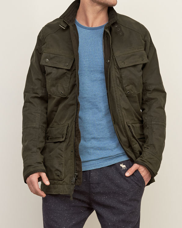 Mens Waxed Premium Utility Twill Jacket | Mens Outerwear & Jackets