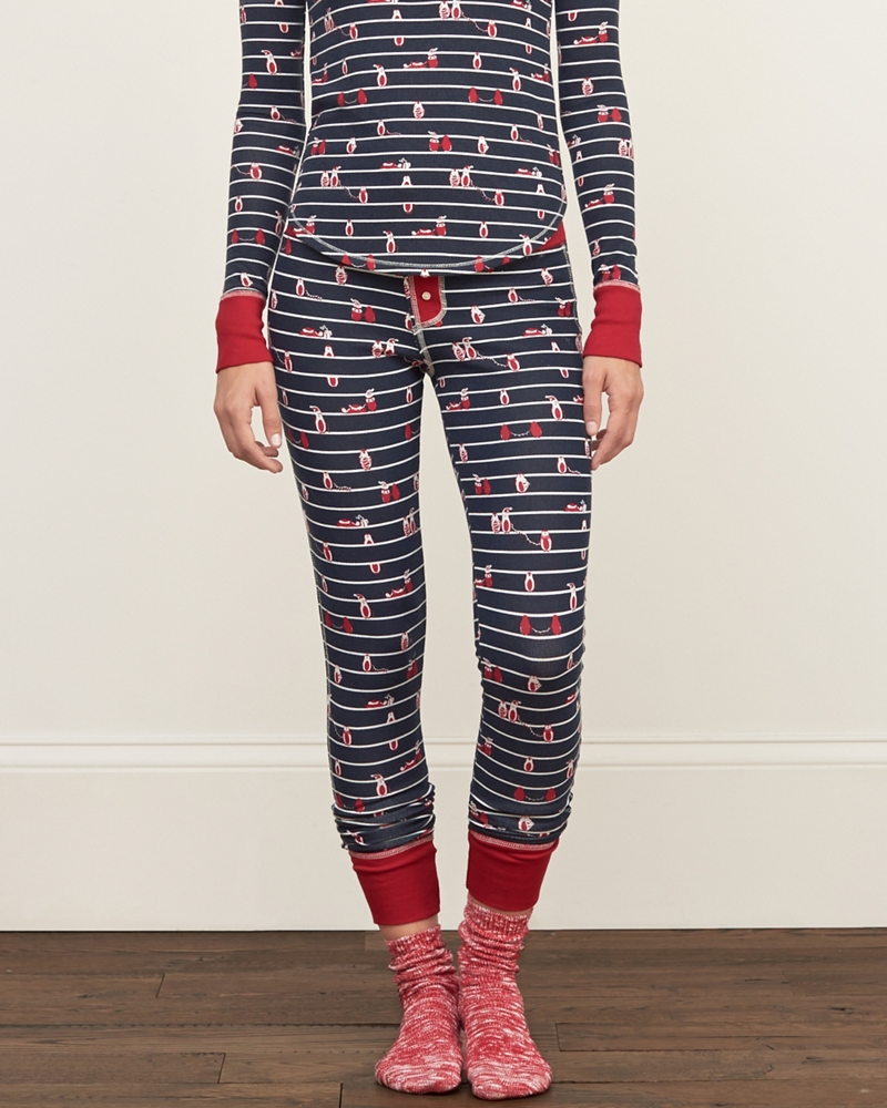 Womens Patterned Sleep Leggings Womens Sleep Abercrombie.co.uk
