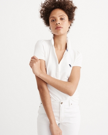 abercrombie womens polos