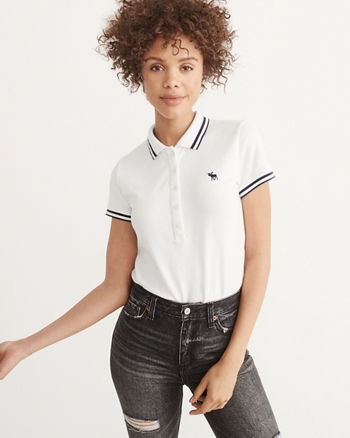 abercrombie womens polos