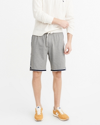 abercrombie and fitch mens fleece shorts