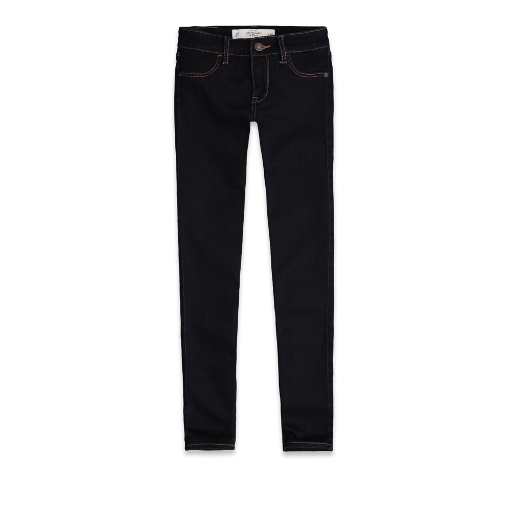 Womens A&F Super Skinny Ankle Jeans