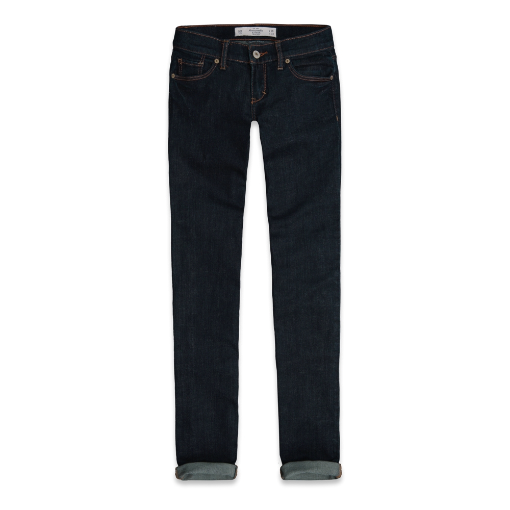 Womens A&F Straight Jeans