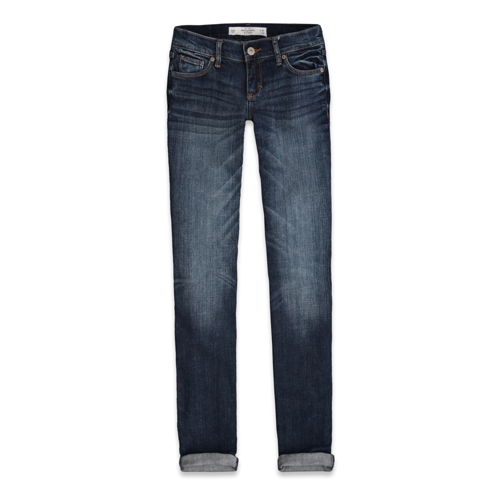 Womens A&F Straight Jeans