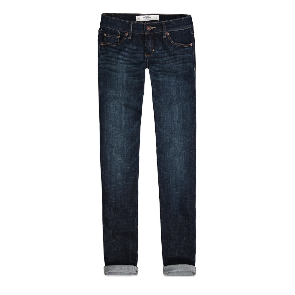 Womens A&F Straight Jeans