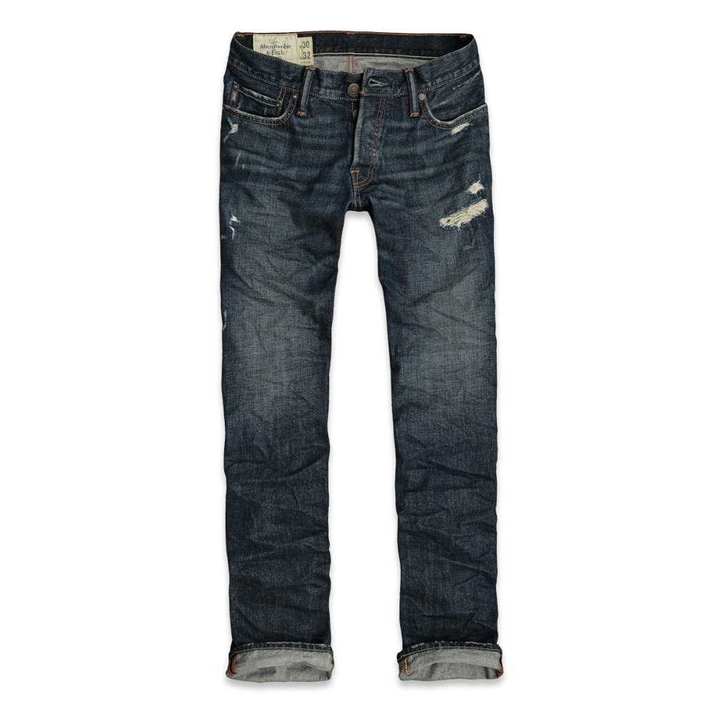 Mens The A&F Slim Straight