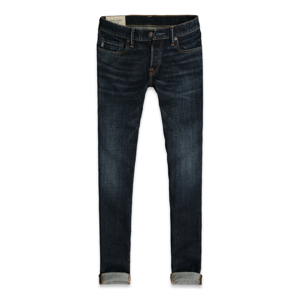 Mens A&F Super Skinny Jeans