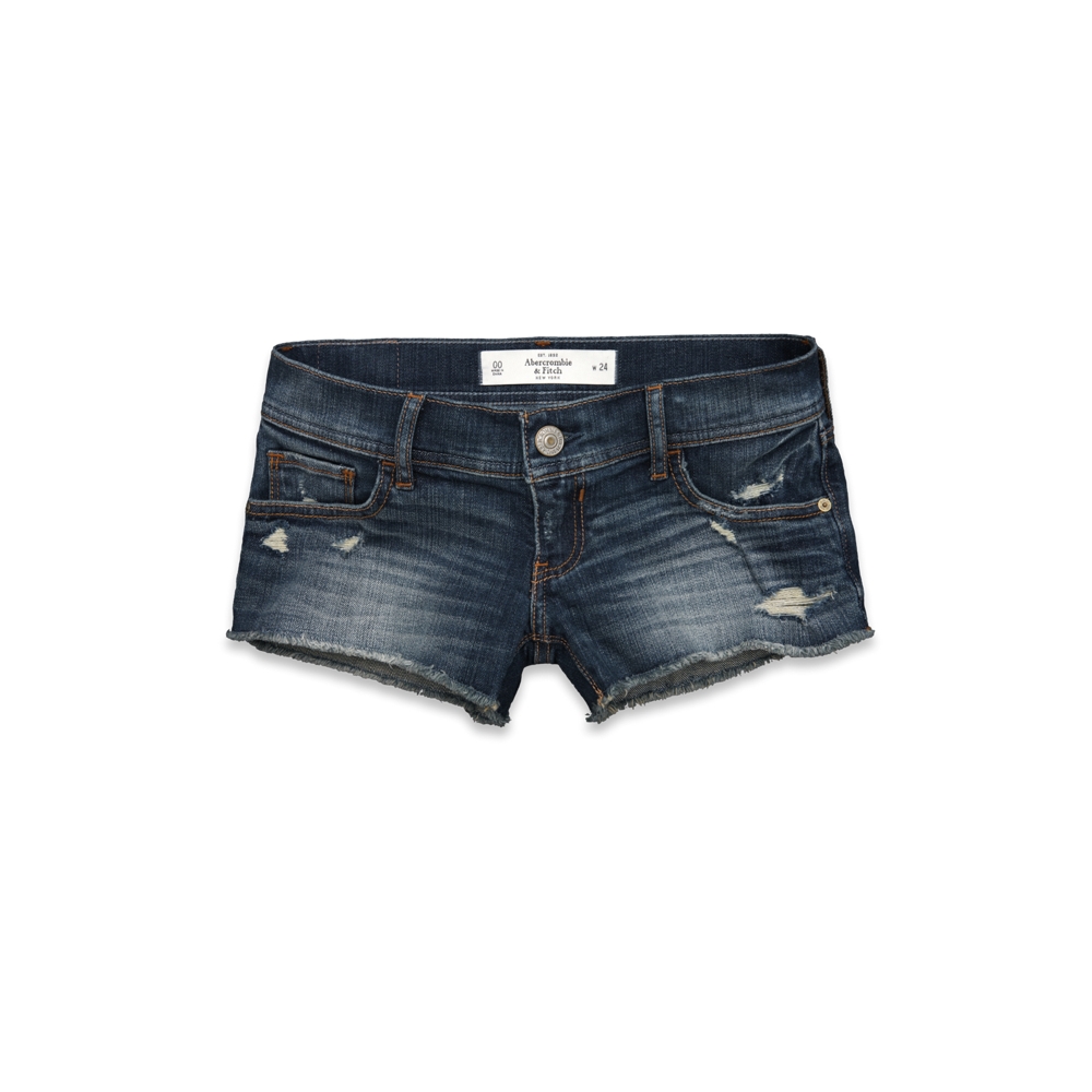 Womens A&F Low Rise Short Shorts