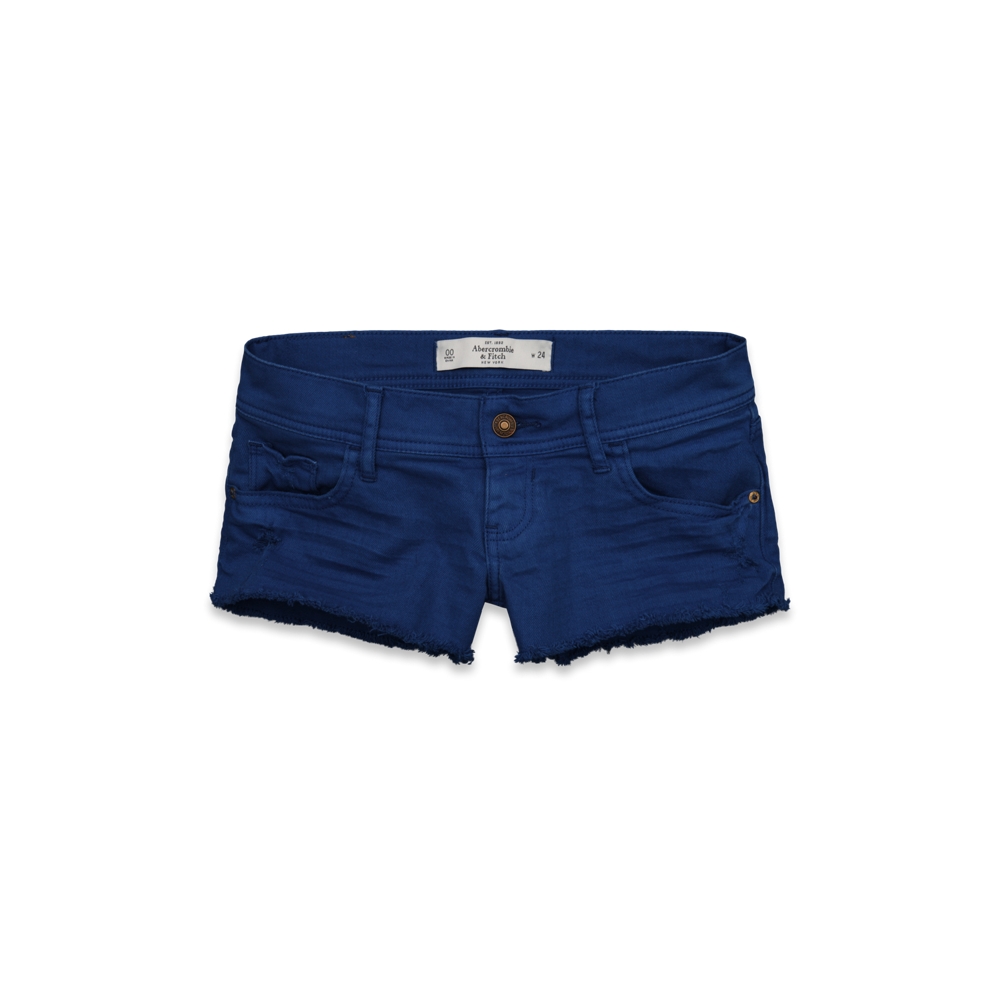 Womens A&F Low Rise Short Shorts
