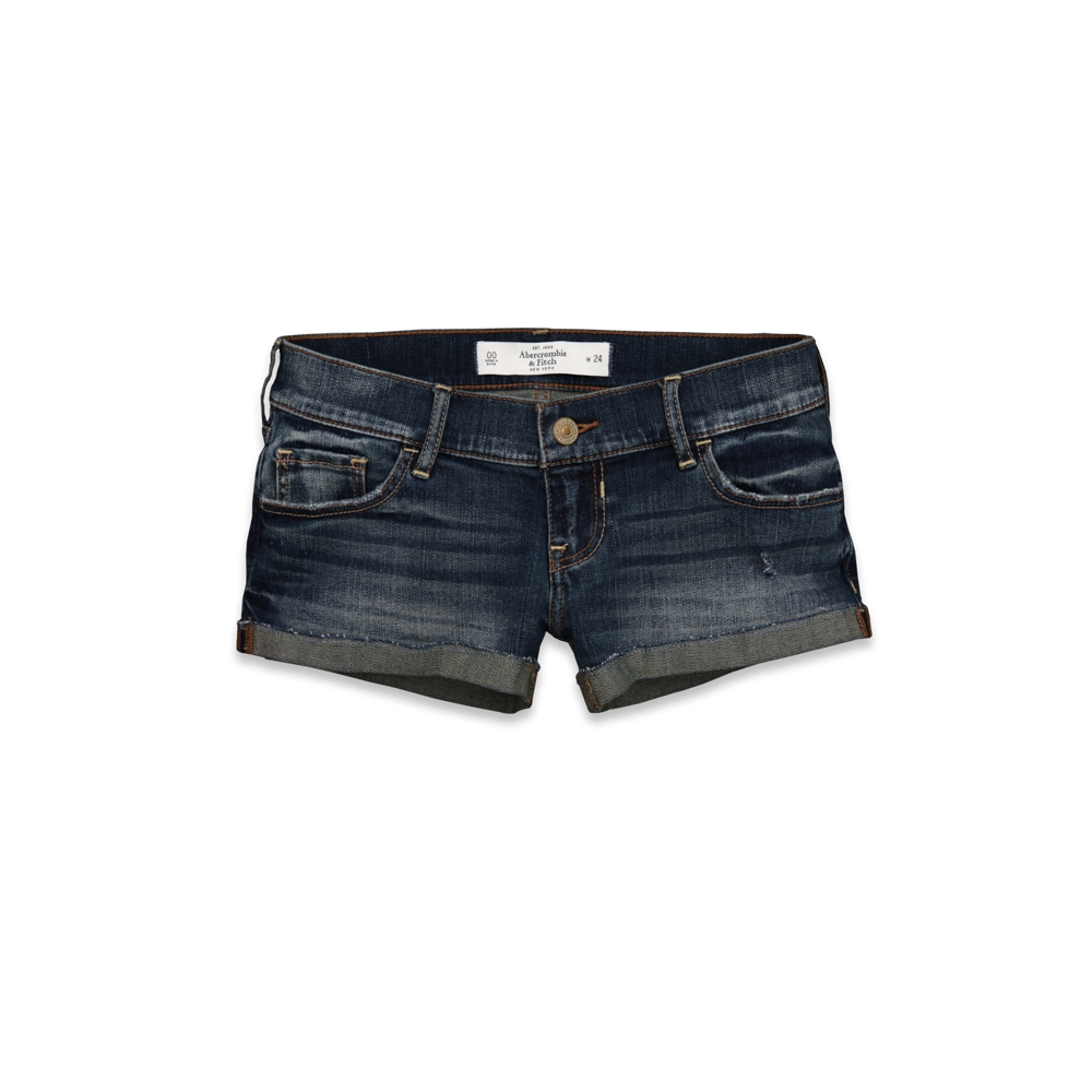 Womens A&F Low Rise Short Shorts