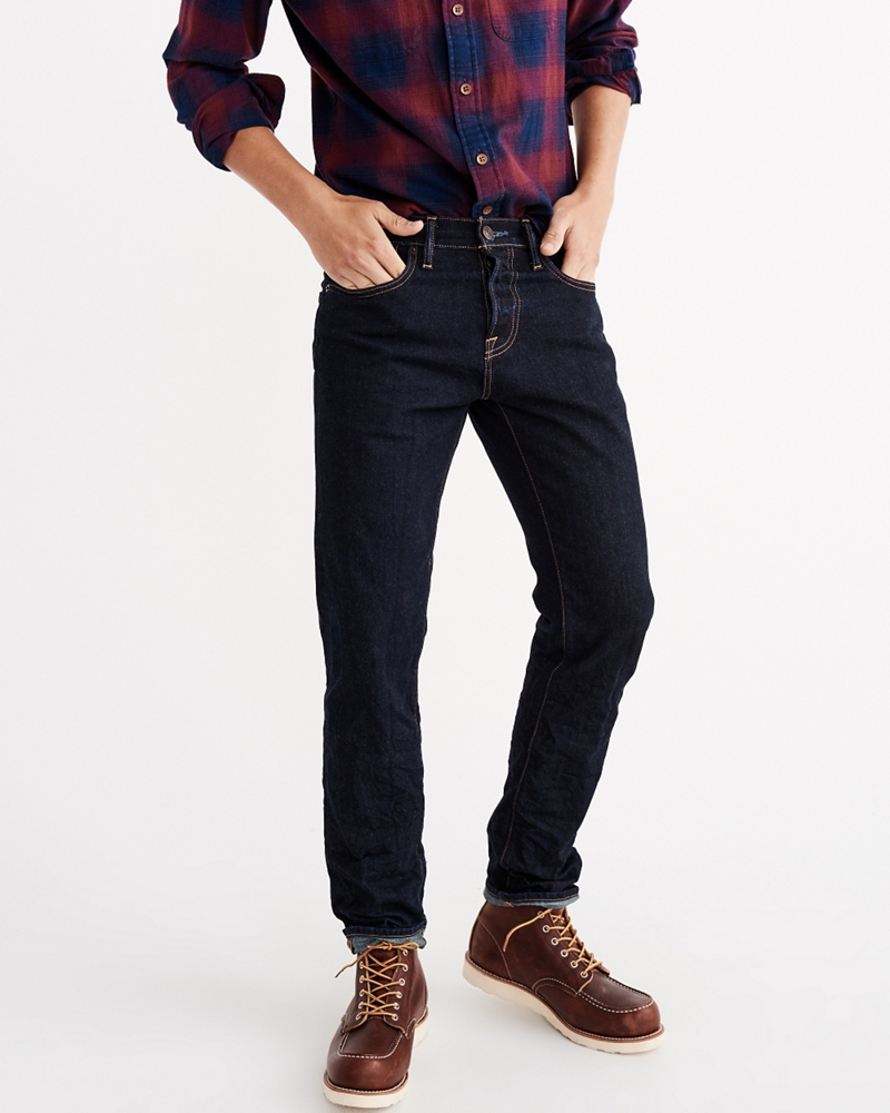 Mens Slim Straight Jeans