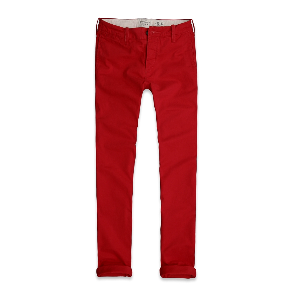 Mens A&F Skinny Chinos
