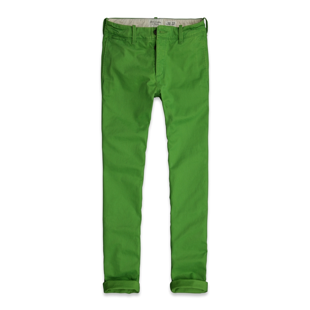 Mens A&F Skinny Chinos