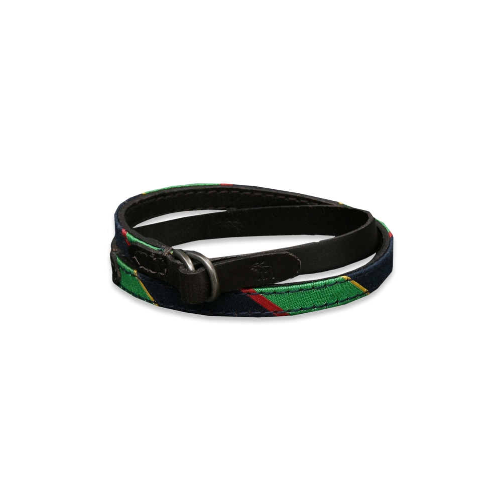 Mens Preppy Striped Bracelet