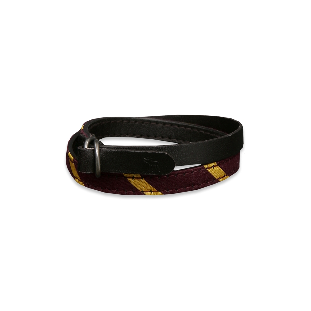 Mens Preppy Striped Bracelet
