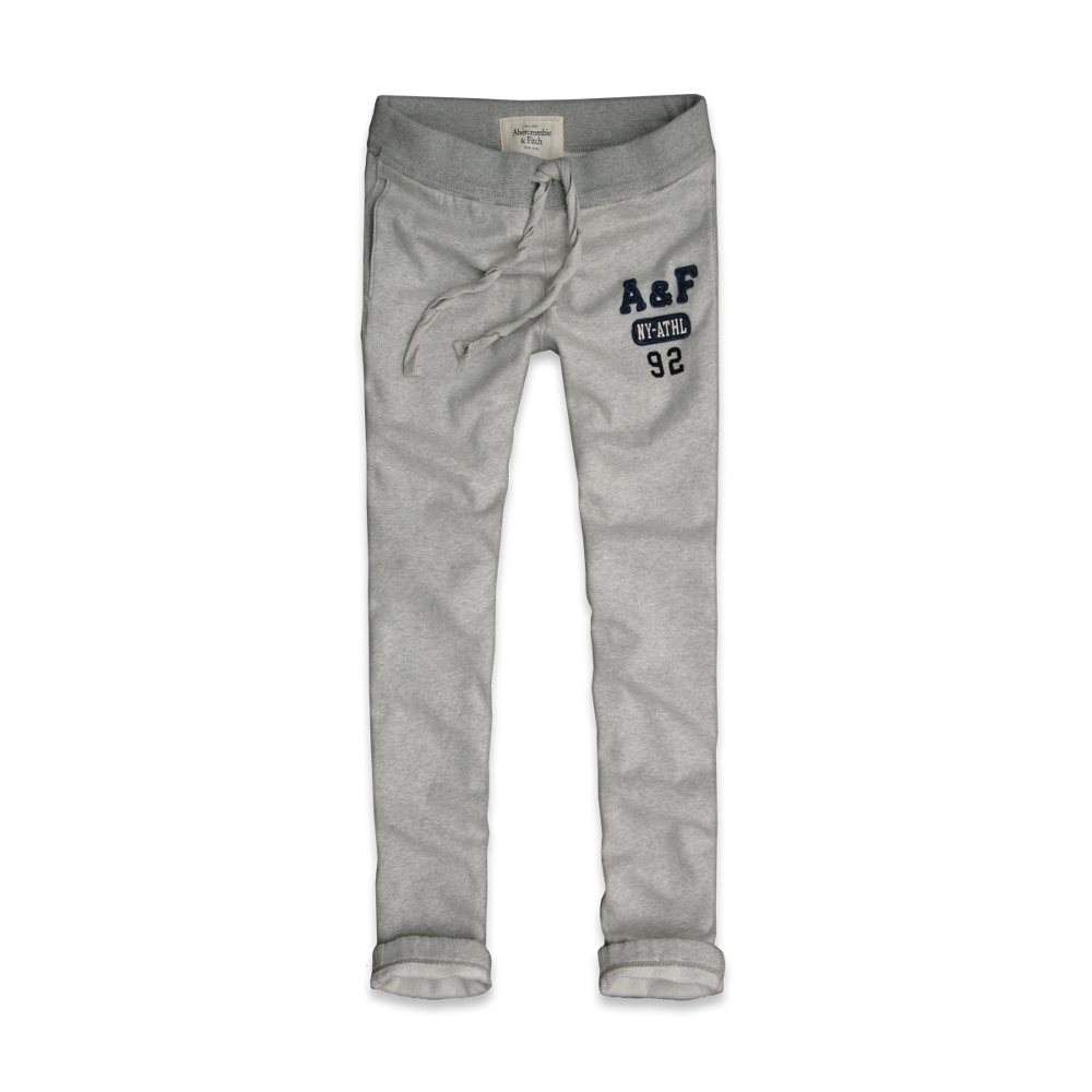 A&F Slim Straight Sweatpants