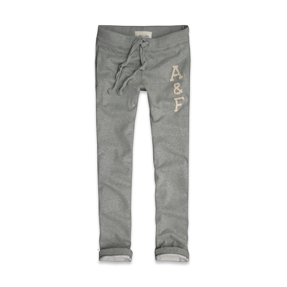 A&F Slim Straight Sweatpants