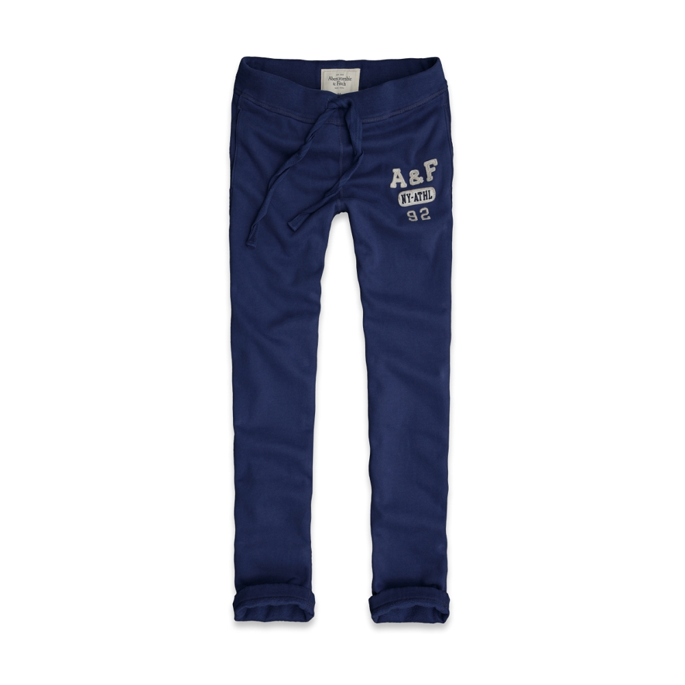 A&F Slim Straight Sweatpants