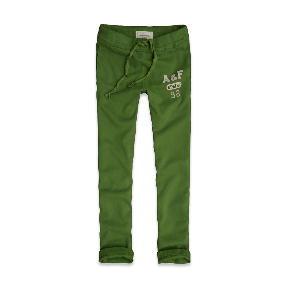 A&F Slim Straight Sweatpants