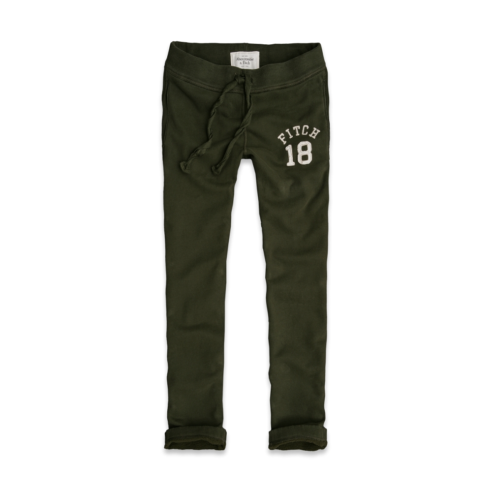 A&F Slim Straight Sweatpants