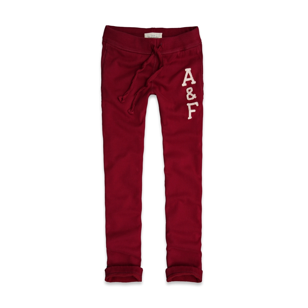 A&F Slim Straight Sweatpants