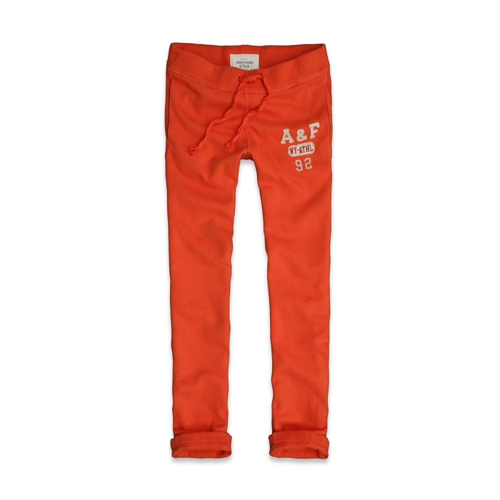 A&F Slim Straight Sweatpants