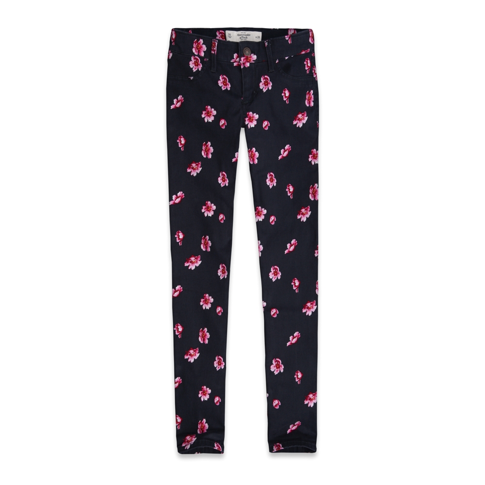Womens A&F Super Skinny Ankle Jeans