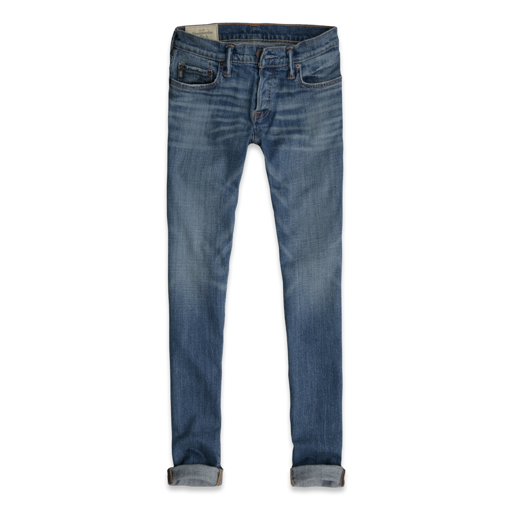 Mens A&F Super Skinny Jeans