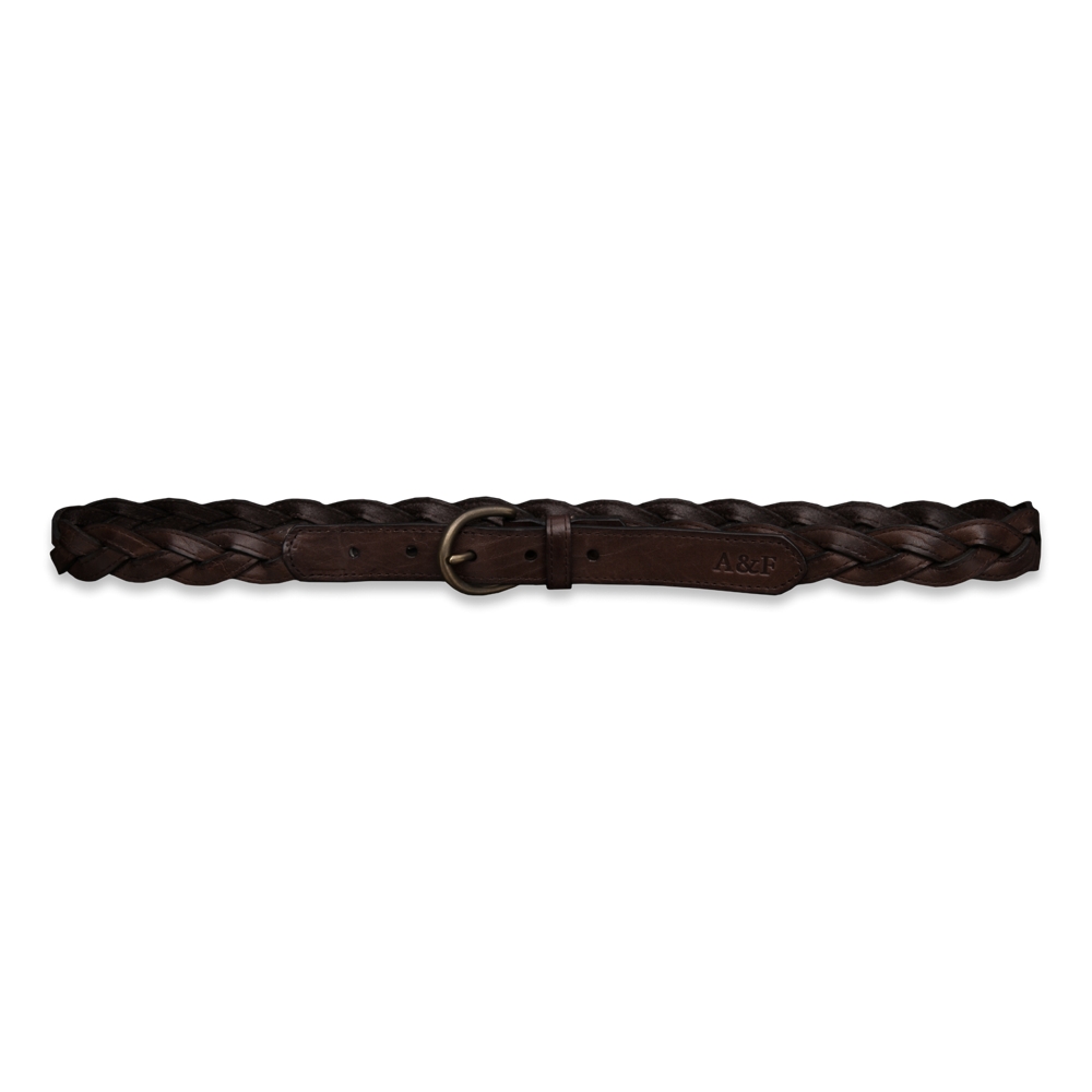Womens Braided Leather Belt