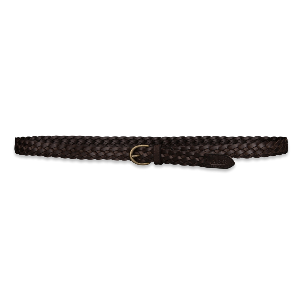Womens Woven Leather Belt