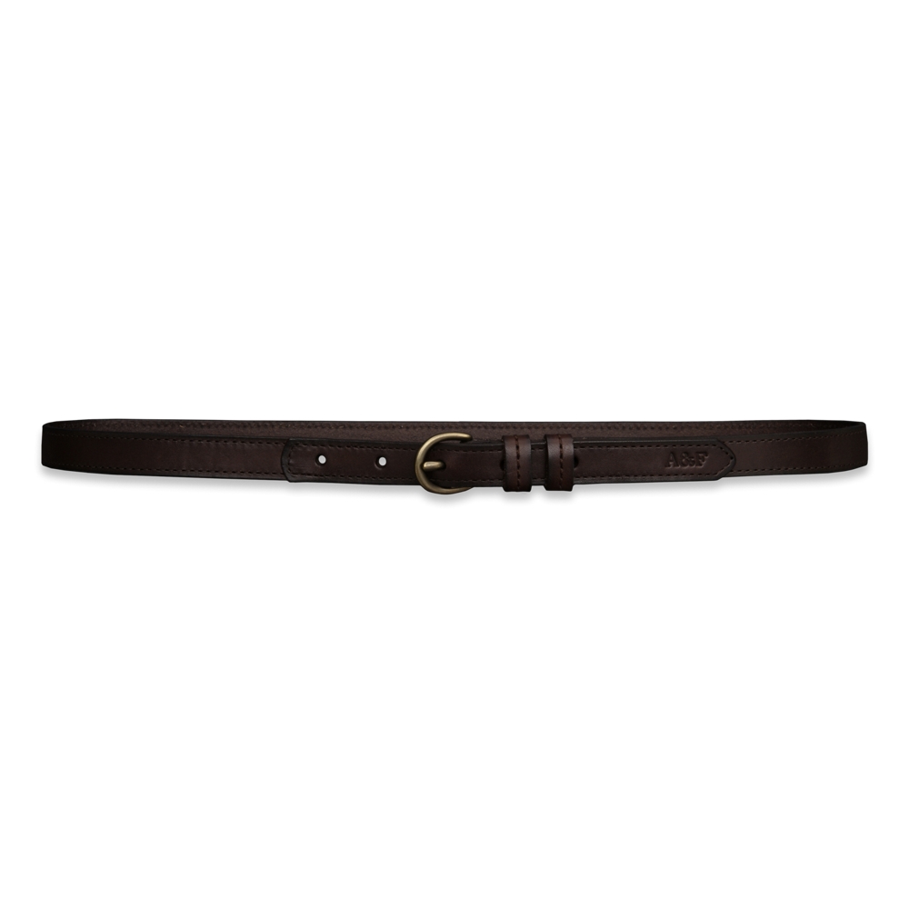 Womens Skinny Leather Belt