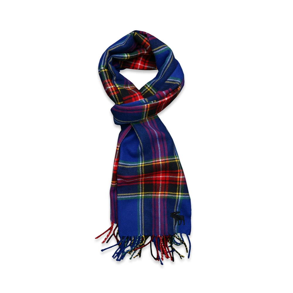 Mens Classic Plaid Scarf