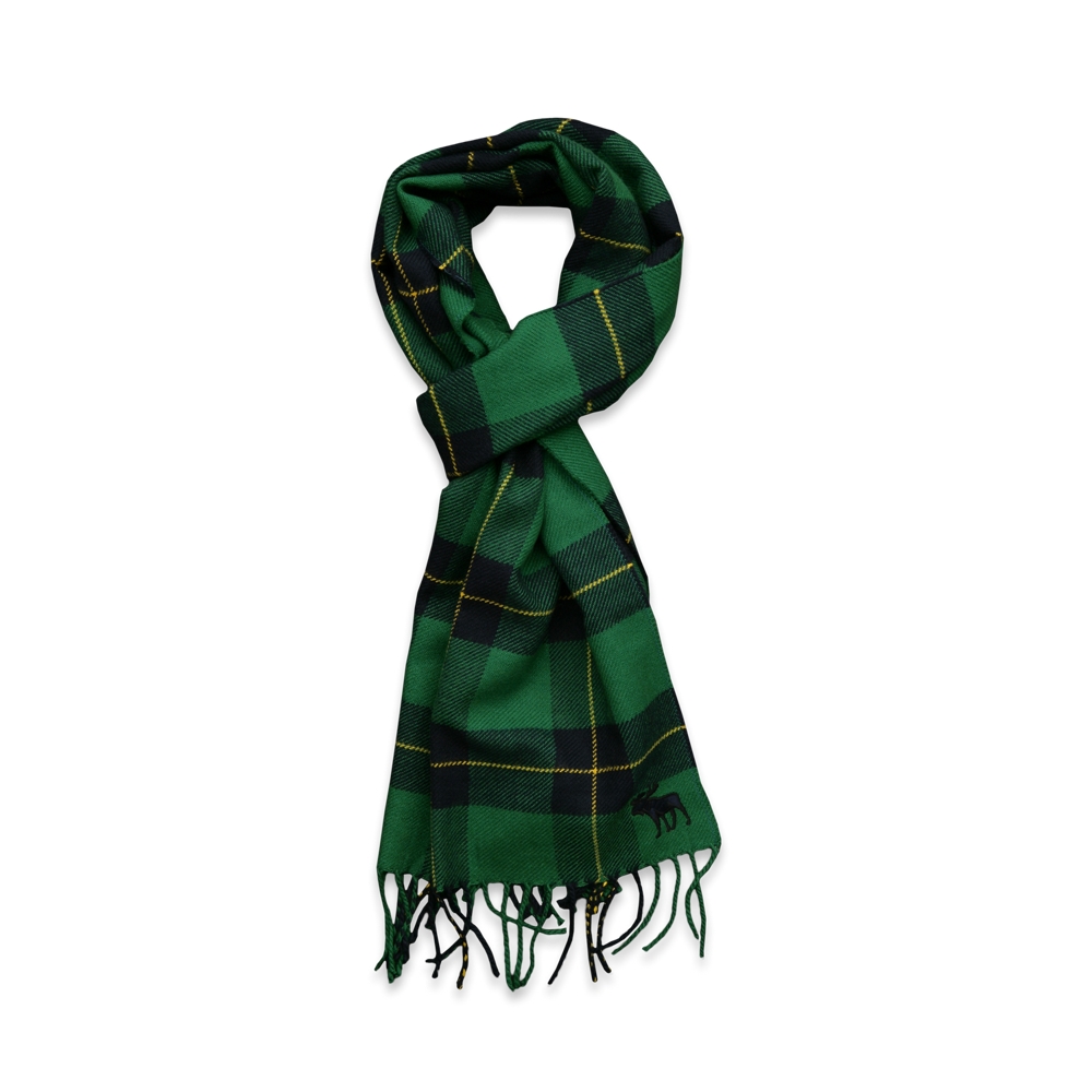 Mens Classic Plaid Scarf