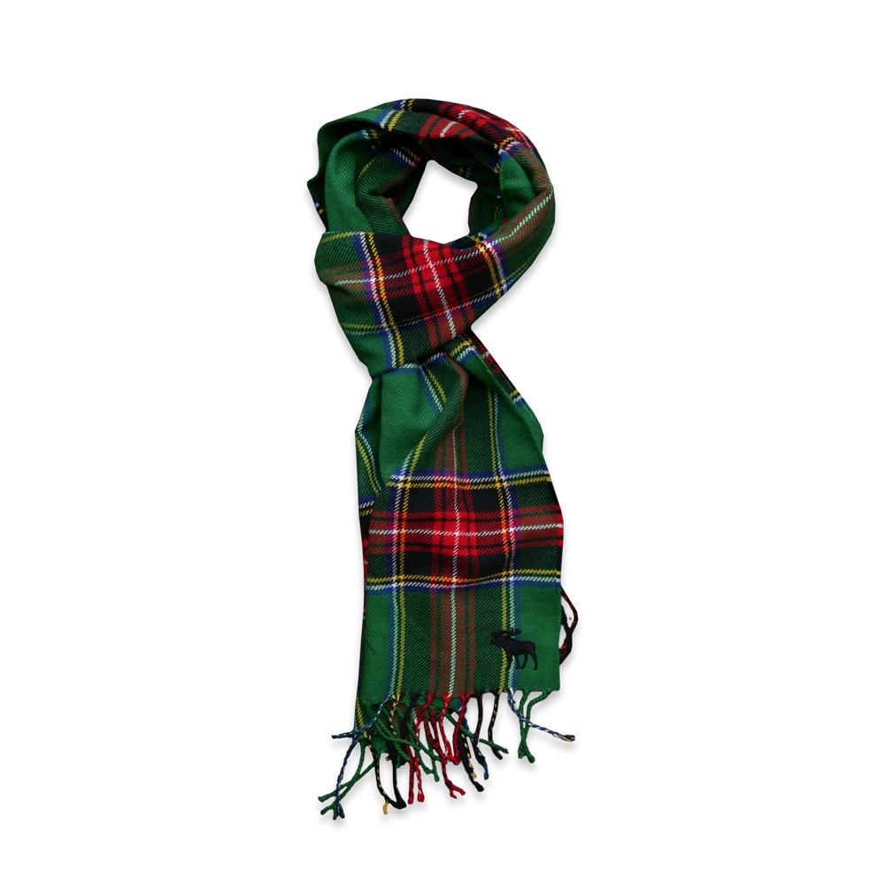 Mens Classic Plaid Scarf