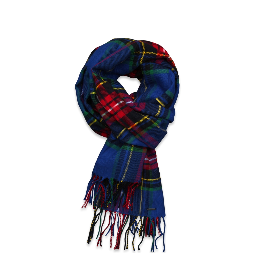 Womens Classic Plaid Scarf