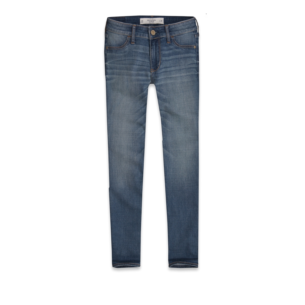 A&F Super Skinny Ankle Jeans