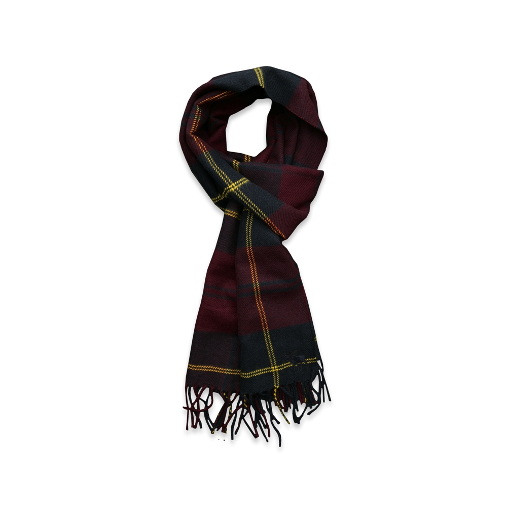 Mens classic plaid scarf